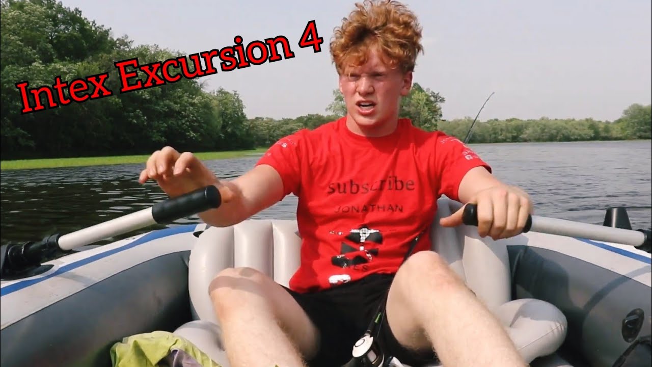 Intex Excursion 4 – Bass Fishing Test (She Popped)