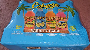 Costco Sale Item Review Calypso Strawberry Ocean Blue Southern Peach Island Wave Lemonade Taste Test