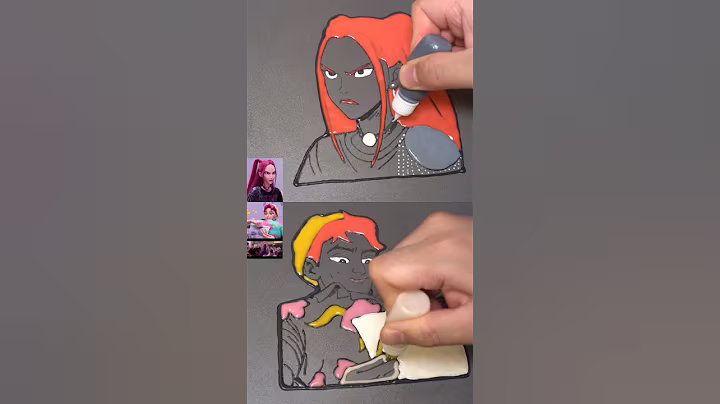 KPop Demon Hunters Pancake Art - SAjA Boys Abby, HUNTR/X Mira ( Golden Ver. )