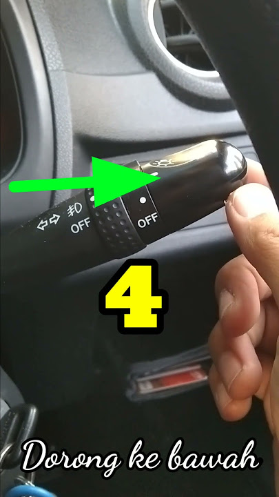 Fungsi tuas lampu pada mobil #shorts