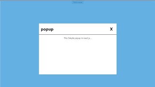 Responsive Custom PopUp in React js || Show - Hide Box(PopUp)|| Modal PopUp in React js