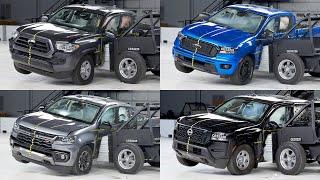 CRASH TEST Pickup Trucks – Ranger, Colorado, Tacoma, Frontier