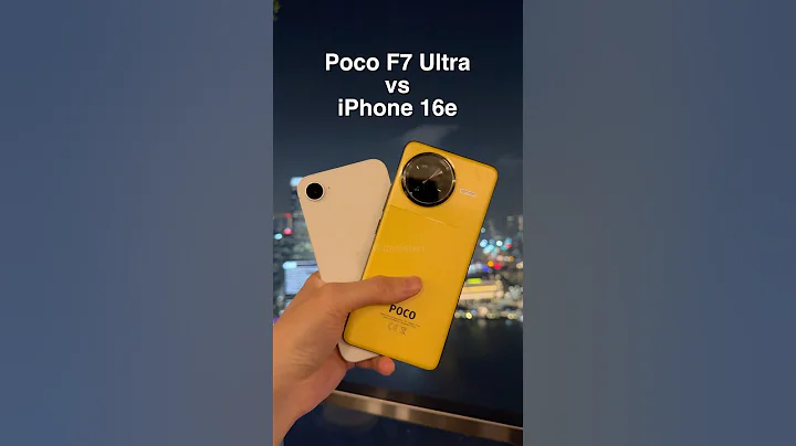iPhone 16e vs Poco F7 Ultra Lowlight Camera Zoom Test!