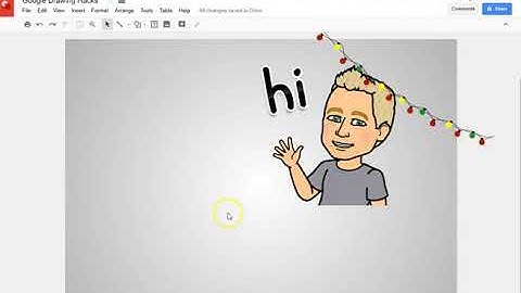 Google Drawings: Backgrounds and Shapes