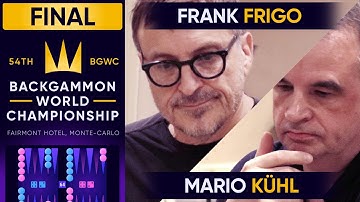 Backgammon World Championship Final 2023 (54th Edition)