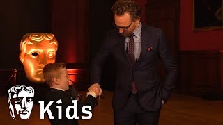 BAFTA Kids Young Presenter Braydon meets Tom Hiddleston