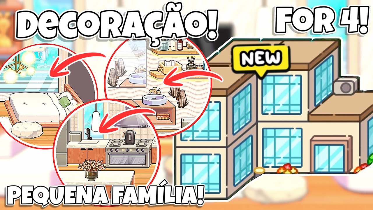 DECORAÇÃO GRÁTIS DE CASA PARA 4 PESSOAS NO AVATAR WORLD! DECORANDO NO ...