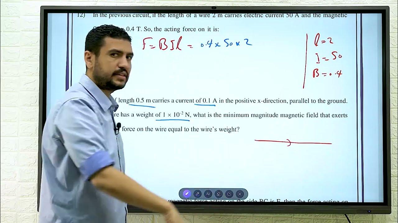 Force 🧲🦾 on a Straight Wire 🎗 Mutual Force Between Two