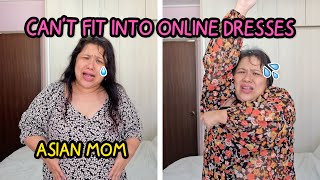 Asian Mom trying PLUS SIZE clothes AFTER WEIGHT GAIN (Online Shopping Haul)