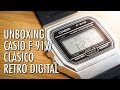 Unboxing Casio F-91W Clásico Reloj Digital Retro