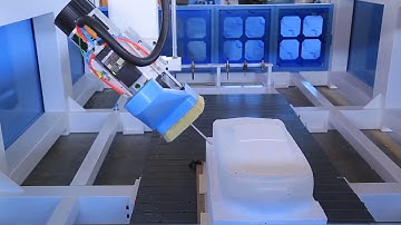 Jinan igoldencnc 4 axis atc eps 3d foam cutting machine with linear tool change