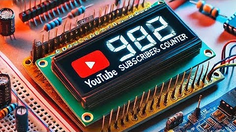 DIY YouTube Subscriber Counter with ESP8266 – Easy Setup!