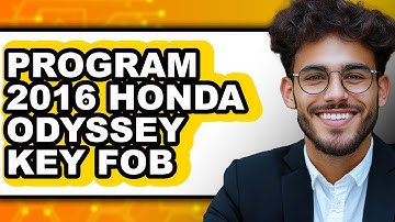 How To Program 2016 Honda Odyssey Key Fob (UPDATED)