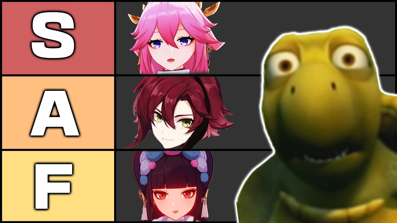 I put Genshin Characters I would Date on a Tier List! | Genshin Impact 3.1