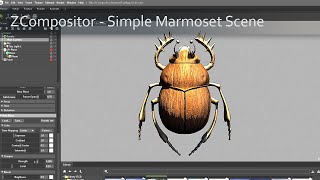 009 ZBrush ZCompositor  Creating a Simple Marmoset Scene for Look Development
