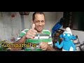 Como eu fiz os óculos smurff Eugênio e com que foi feito???