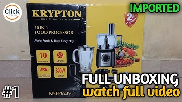 10 in 1 Food Processor At Cheap Price | Unboxing | Click Review Box