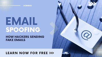 How hackers sending fake emails | Email spoofing ⚠️  | AcraBug