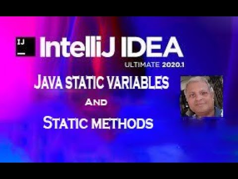 Java static variable and static methods - YouTube
