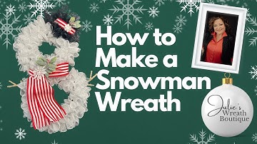 How to Make a Snowman Wreath | Hobby Lobby Snowman | How to Make a Christmas Wreath | Snowman Wreath