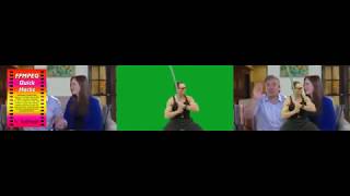'#FFMPEG Quick Hacks' book - Replace green screen background with another video