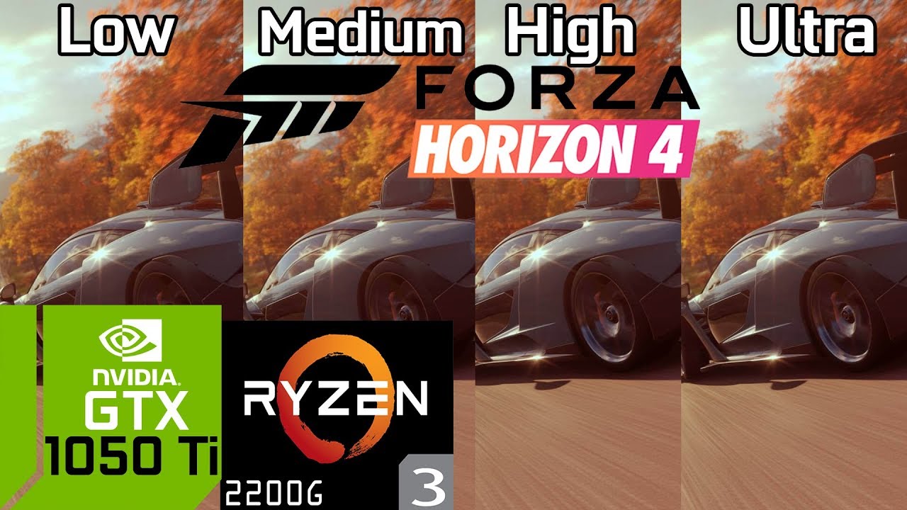 gtx 1050 ti forza horizon 4