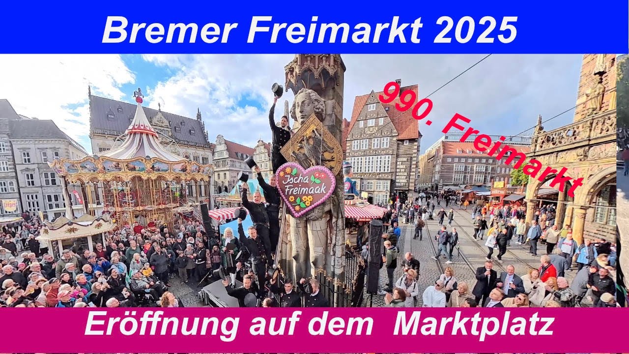 Eröffnung des Bremer Freimarkts 2025