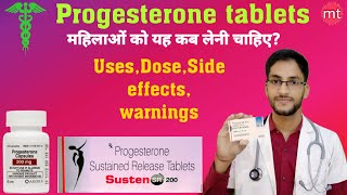 Progesterone substain release tablets 200mg|Susten 200 tablet|Progesterone capsule during pregnancy screenshot 5