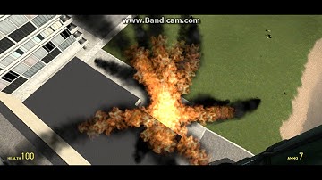 Massive gmod Explosion in Slow Mo