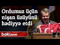Türkiyə vətəndaşı Azərbaycan Ordusuna dəstək olaraq nişan üzüyünü hədiyyə etdi - Baku TV