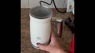 NEW Electric Milk Frother Pampered Chef  Iced Coffee and “selfcleaning” Demo