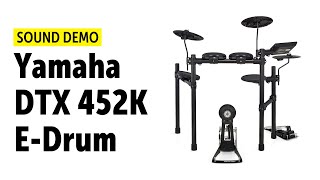 Yamaha DTX 452K E-Drum Sound Demo