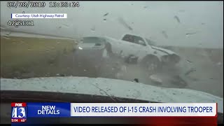 Video released of UHP trooper vehicle crash