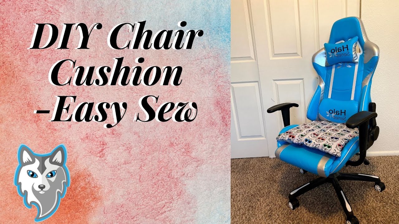 DIY Chair Cushion Easy Sew YouTube