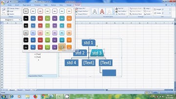 Excel 2007: how to insert and format SmartArt graphics in excel