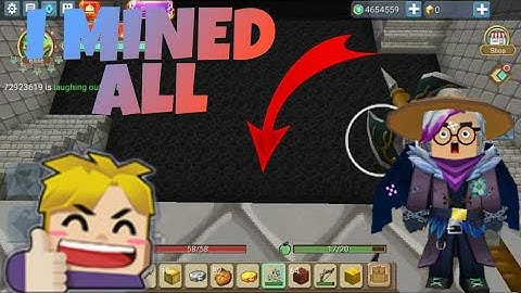 I Mined All In Skyblock Mining Area In Skyblock (Blockman Go