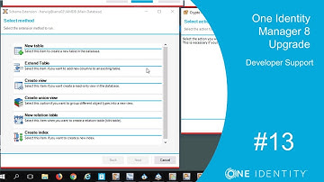 One Identity Manager | Identity Manager 8.0.0 Upgrade #13 | Developer Support