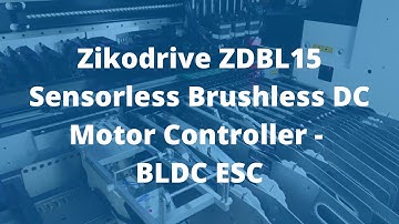 Zikodrive ZDBL15 Sensorless Brushless DC Motor Controller - BLDC ESC