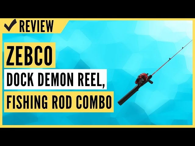 Zebco Dock Demon Spincast Reel and Fishing Rod Combo