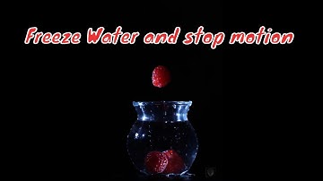 Photographing and freezing water droplets/splash using budget equipment and stuff found at home !!