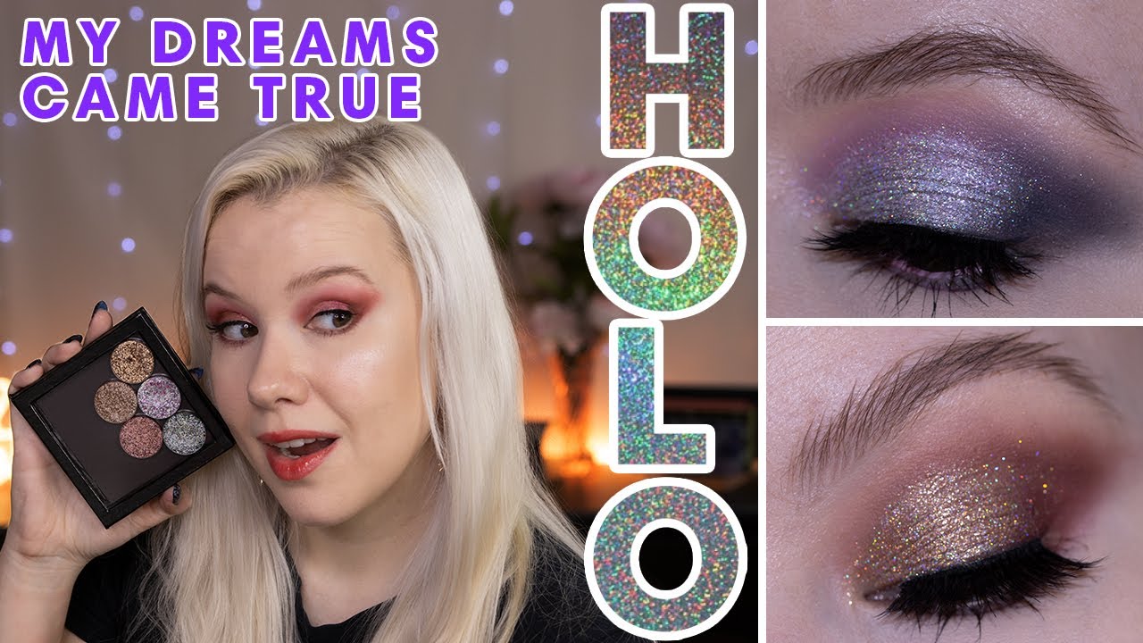 GRWM using Glam Shop Holo Eyeshadows