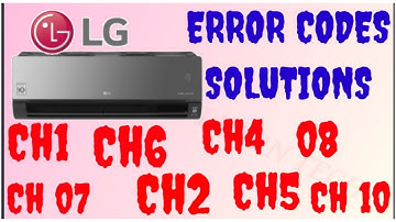 LG INVERTER AIRCONDITING ERROR CODES AND SOLUTIONS /TROUBLESHOOTING || MAINTENANCE PROCEDURES |R