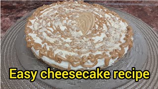 easy cheesecake  recipe ?اسهل وصفة   شيز كيك يمكن تحضريها??
