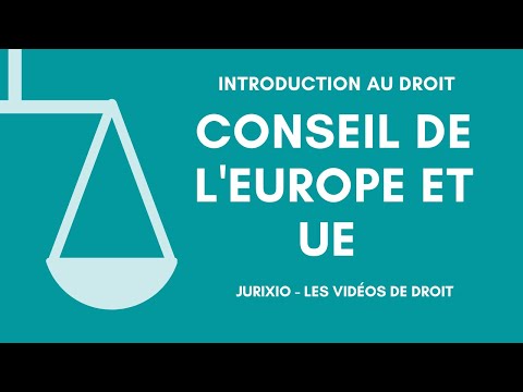 Vidéo: Différence Entre L'Union Européenne Et Le Conseil De L'Europe