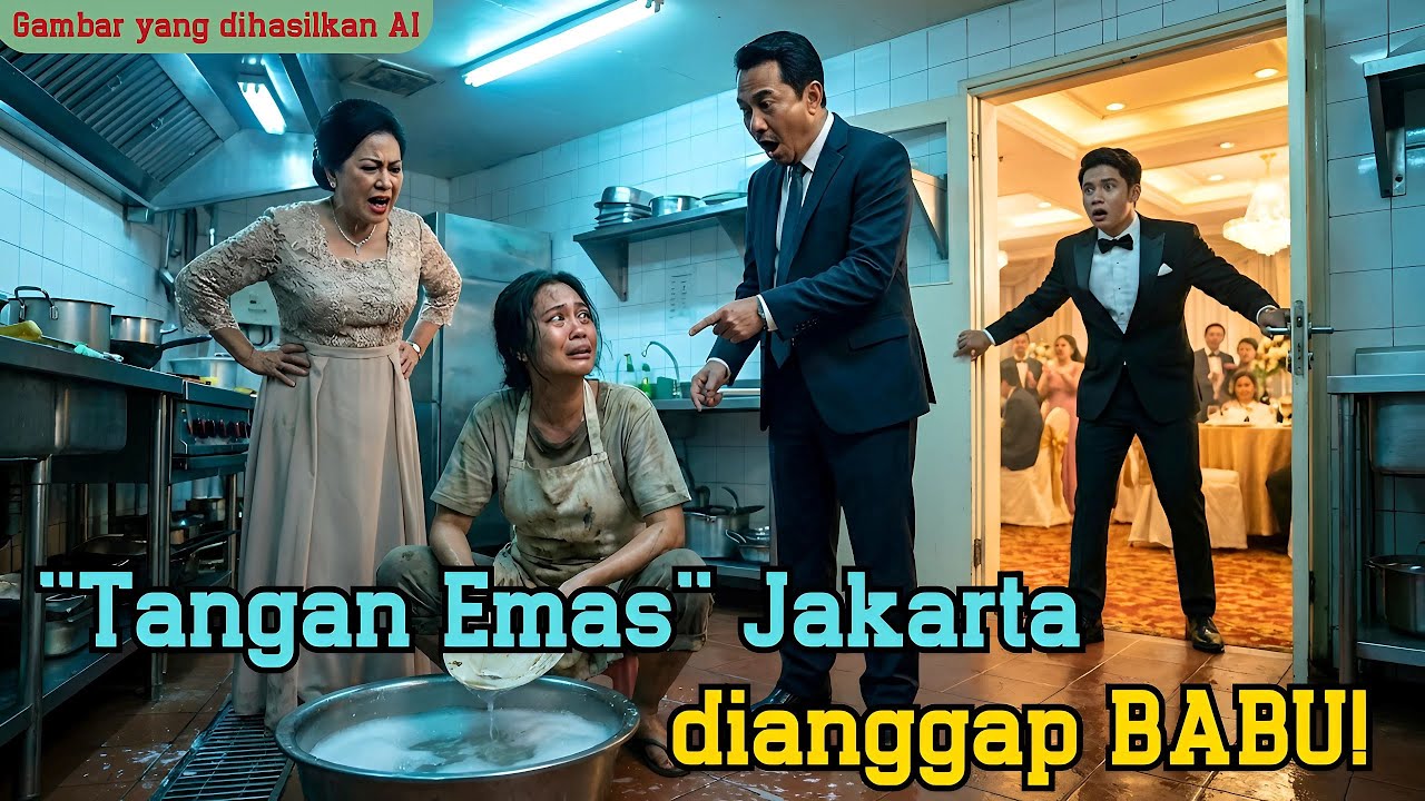 Suruh menantu cuci piring... Tamu VIP kenali 'Tangan Emas' kuliner Jakarta!(AI fiksi)