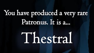 Very Rare PATRONUS: Thestral (Pottermore)