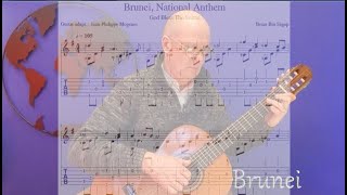 Brunei National Anthem (to share without map presentation: see « Brunei, guitar only»)