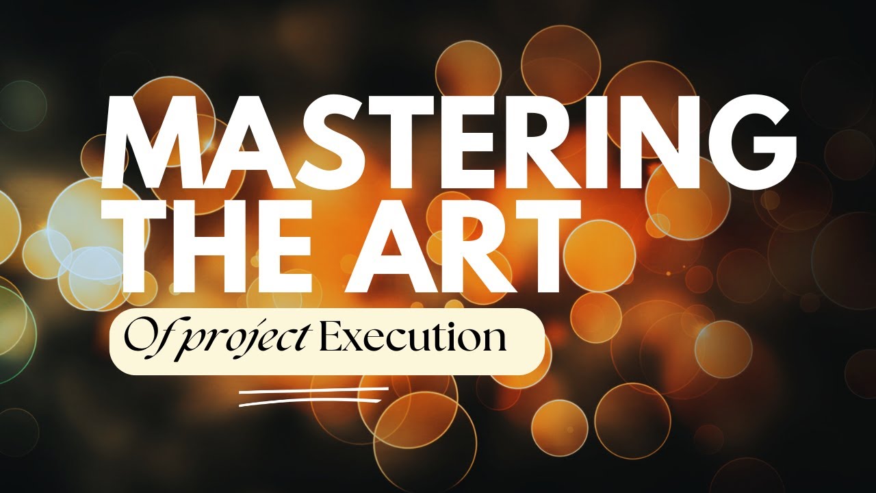 Where PLANS meet ACTIONS! | The CORE of Project EXECUTION | PMP - YouTube