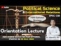PSIR optional - Introduction | Political Science - International Relations | PSIR Optional UPSC