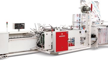 High speed easy collection with wicket device bag making machine
